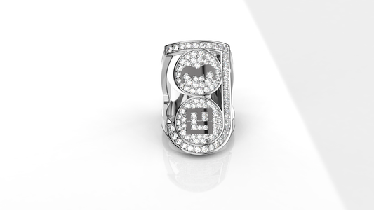 Fool&Cool Ring White Loghi Bruniti