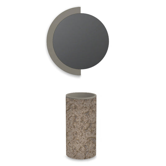 Lavabo free-standing in Matrespan Color Sunrise