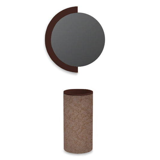 Lavabo free-standing in Matrespan Peach