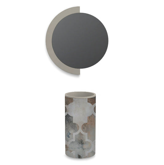 Lavabo free-standing in Microlamina Grunge