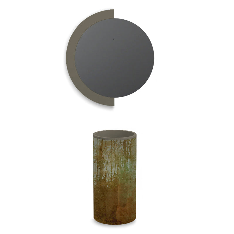 Lavabo free-standing in Microlamina Laguna var1