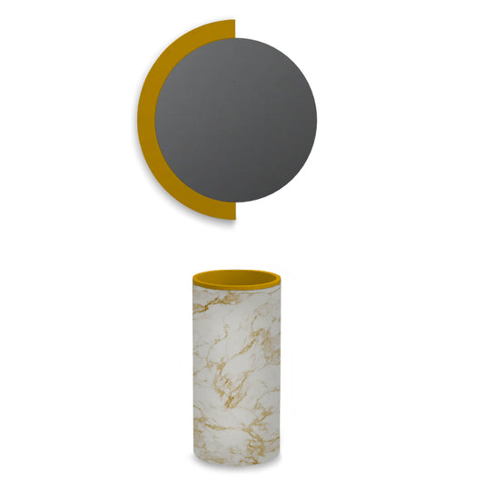 Lavabo free-standing in Microlamina Marmor