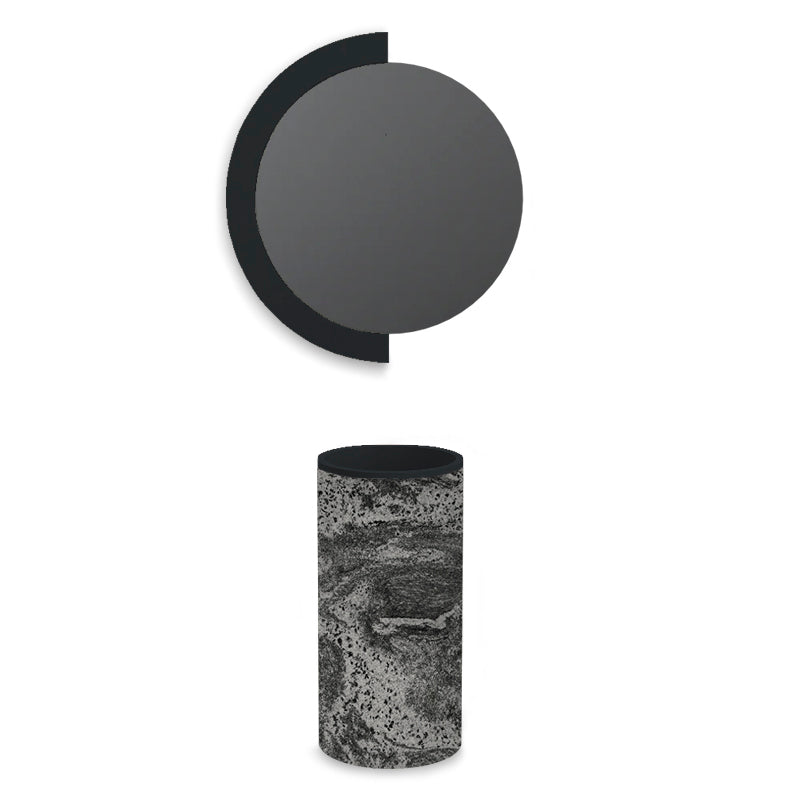 Lavabo free-standing in Microlamina Rocky Grey var1