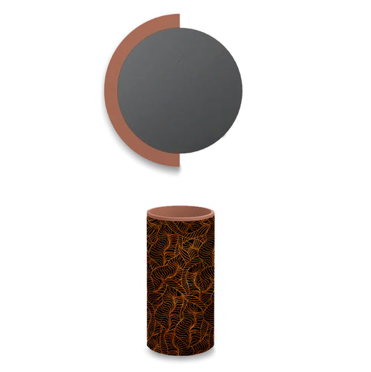 Lavabo free-standing in Walltouch Origin (Leaf Copper)