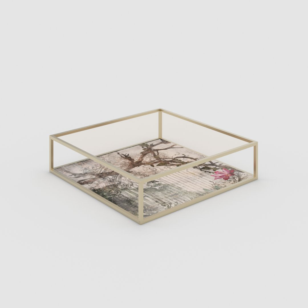 Coffee table WIRE GLASS 3