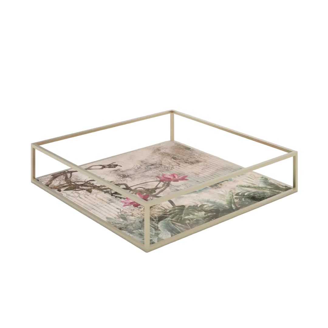 Coffee table WIRE GLASS 6