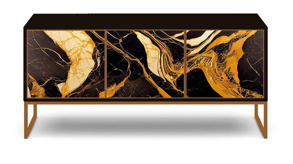 Madia Bassa 3 Ante Dark Marble