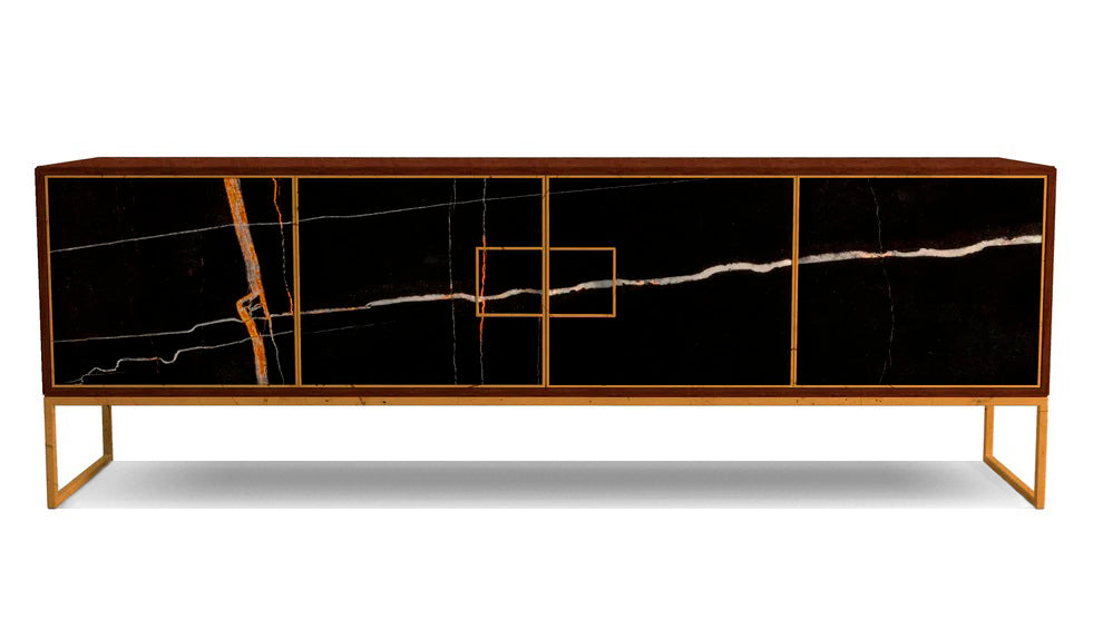 Madia Bassa 4 Ante Noir Wengè