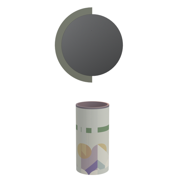Lavabo free-standing in Microlamina