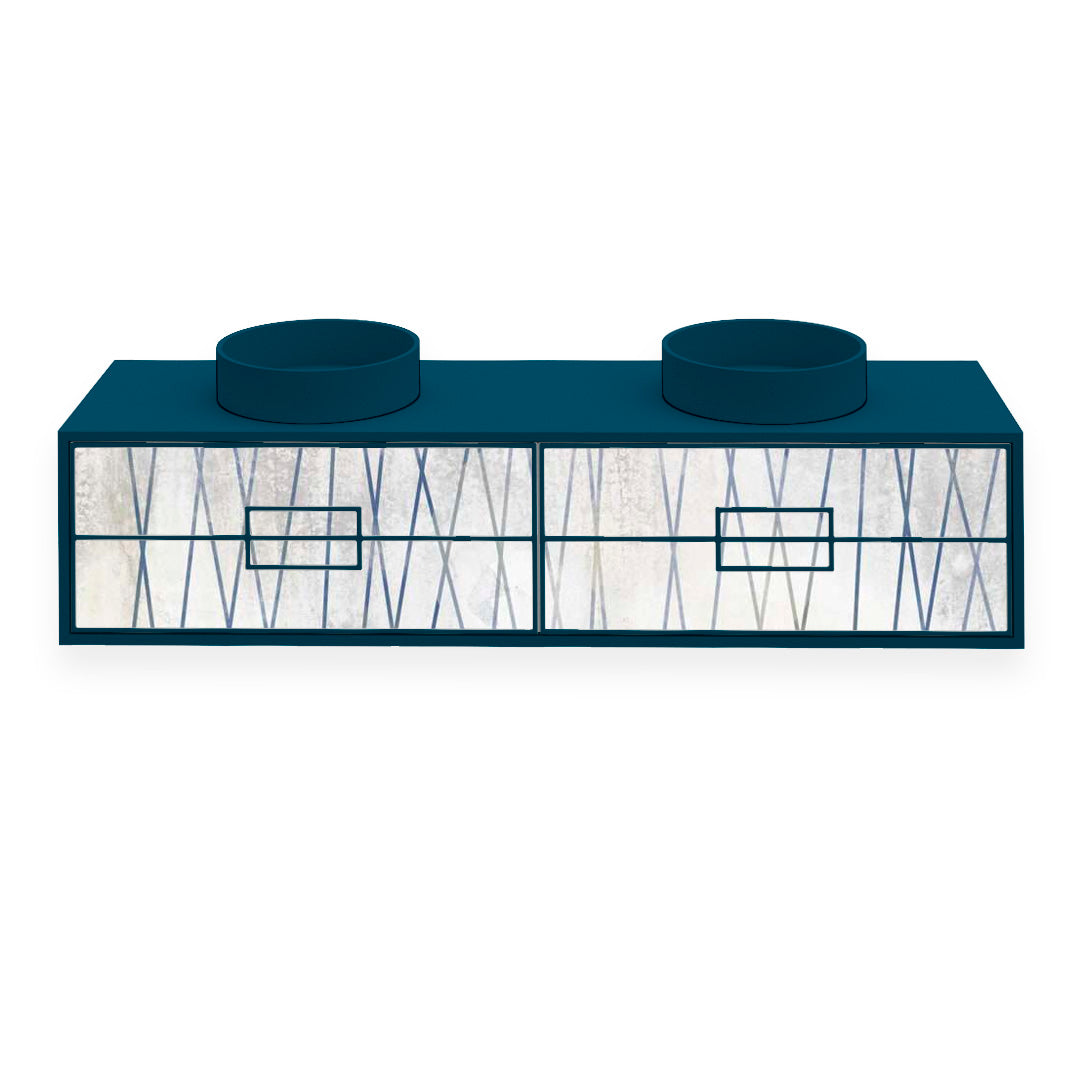 Mobile Bagno Charm 180cm Blue Mood
