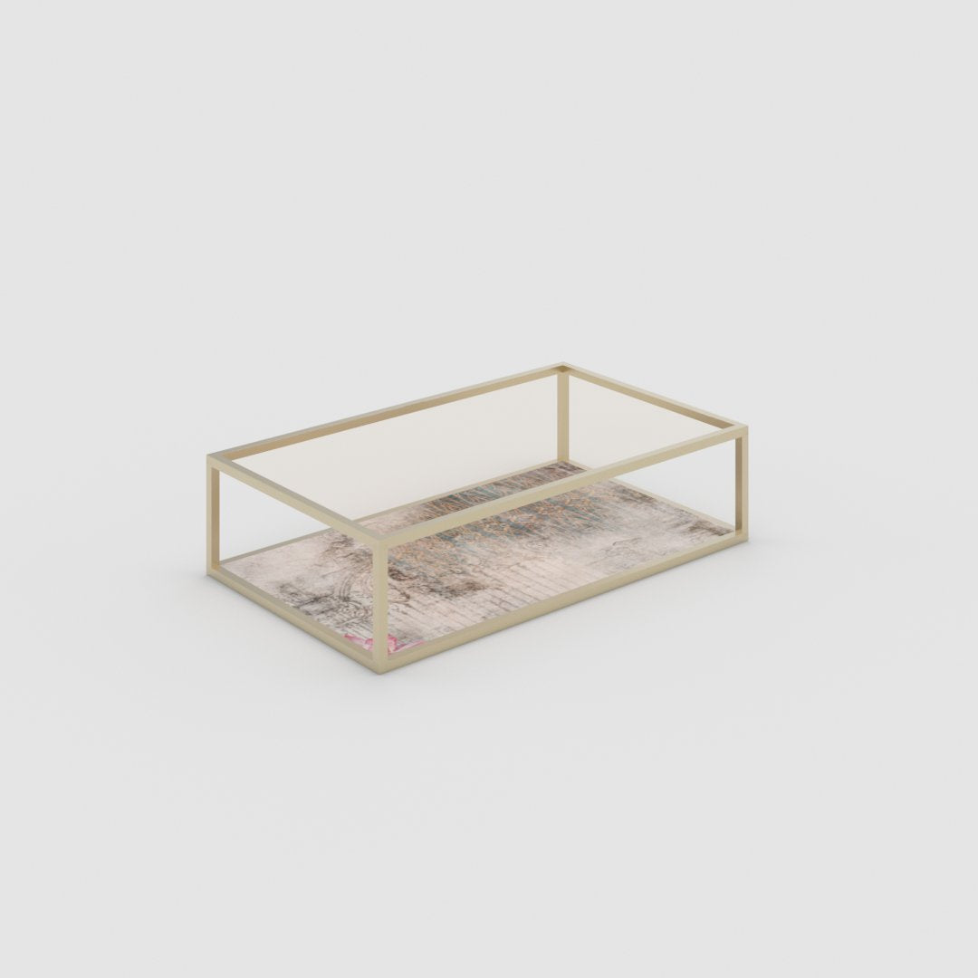 Coffee table WIRE GLASS 4