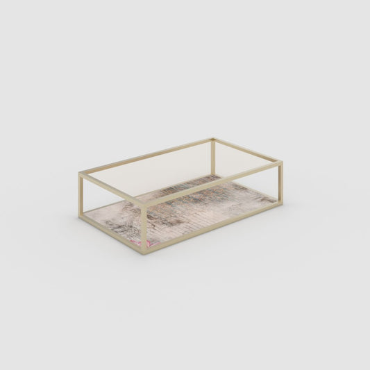 Coffee table WIRE GLASS 4